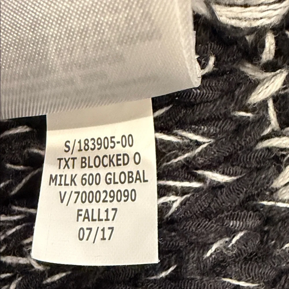 GAP Chunky Shawl Collar Cardigan XS Marled Black Gray Long Cozy Knit Sweater - Picture 13 of 15